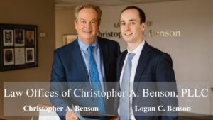 bankruptcy attorneys Christopher A. Benson and Logan C. Benson